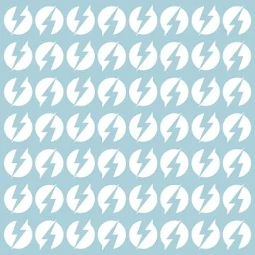 Seamless pattern thunderbolt vector image Illustrazione stock