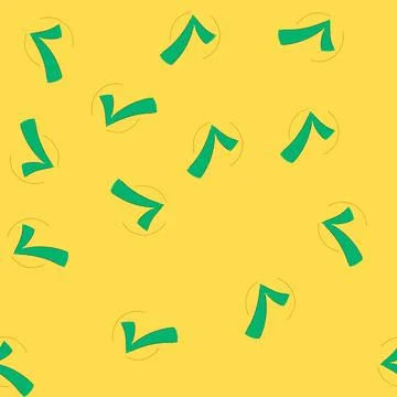 Seamless pattern tick check mark cartoon vector Stock Illustration