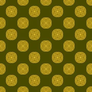 Seamless pattern tile with mandala, vintage decorative elements illustration, Stock Photos