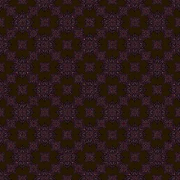 Seamless pattern tile with mandala, vintage decorative elements illustration, Foto stock