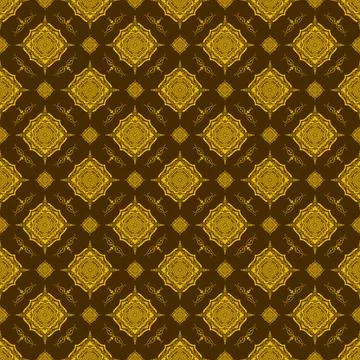 Seamless pattern tile with mandala, vintage decorative elements illustration, Stock Photos