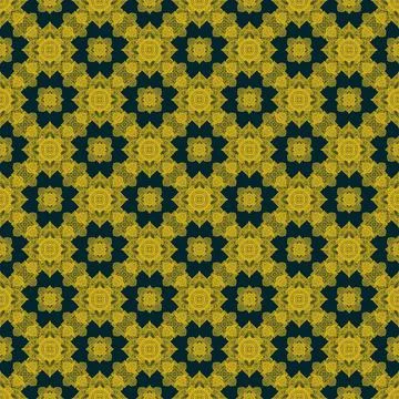 Seamless pattern tile with mandala, vintage decorative elements illustration, Stock Photos