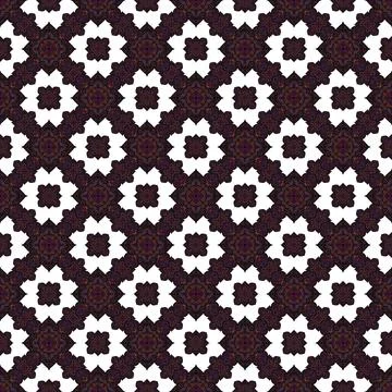 Seamless pattern tile with mandala, vintage decorative elements illustration, 스톡 사진