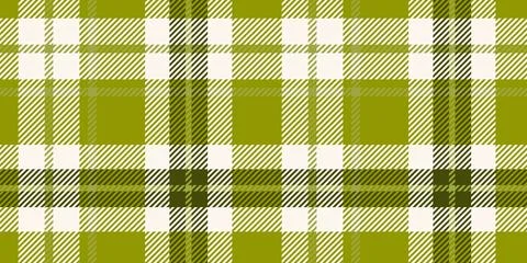 Seamless pattern timeless plaid design in green and white hues. The repetit.. Stock Illustration