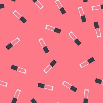 Seamless pattern tinted lip gloss cartoon vector 스톡 일러스트