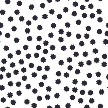 Seamless pattern of tiny random geometric elements. Illustrazione stock