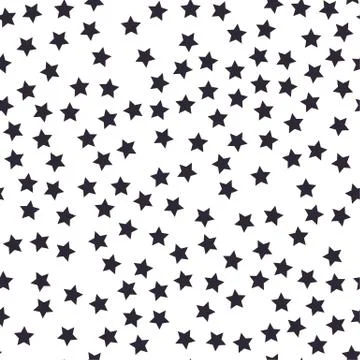 Seamless pattern of tiny random geometric elements. Stock Illustration