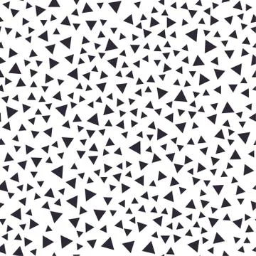 Seamless pattern of tiny random geometric elements. Illustrazione stock