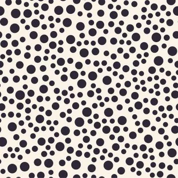 Seamless pattern of tiny random geometric elements. Stock Illustration