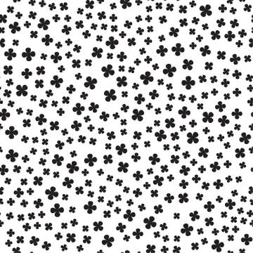 Seamless pattern of tiny random geometric elements. Illustrazione stock