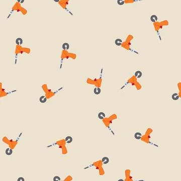 Seamless pattern tip soldering iron cartoon vector Stock Illustration