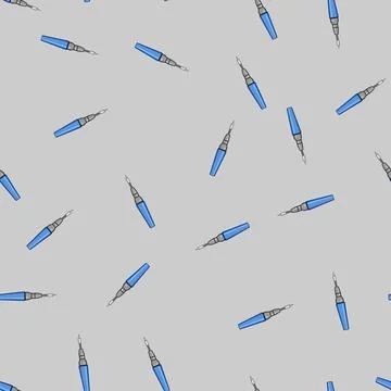 Seamless pattern tip soldering iron cartoon vector イラスト素材