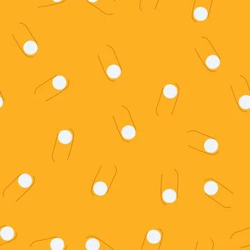 Seamless pattern toggle switch graphic element showing inactive state 스톡 일러스트