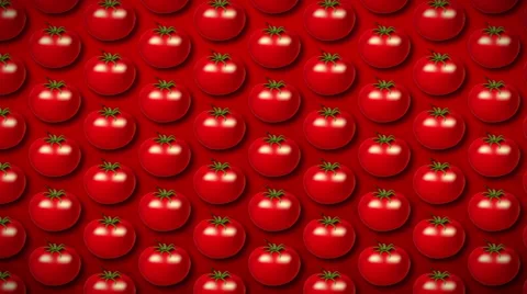 Seamless pattern  tomato Stock Footage 50414831