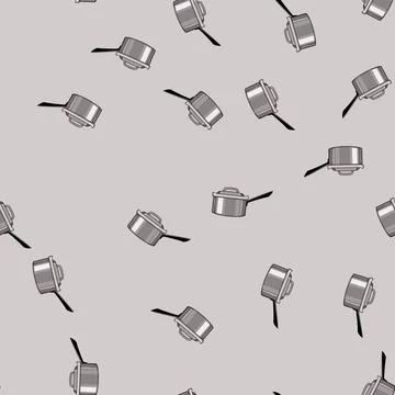 Seamless pattern tomato sauce pan cartoon vector 스톡 일러스트