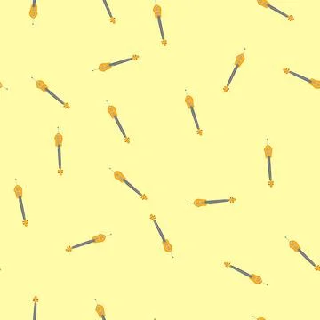 Seamless pattern tone cello cartoon vector イラスト素材