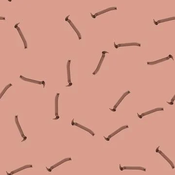 Seamless pattern tool crowbar metal cartoon vector Stock Illustration