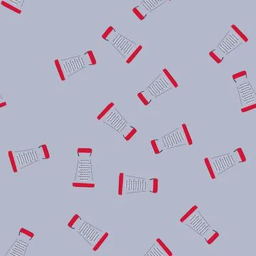 Seamless pattern tool grater cartoon vector Illustration