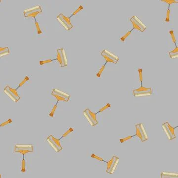 Seamless pattern tool roller paint cartoon vector 스톡 일러스트