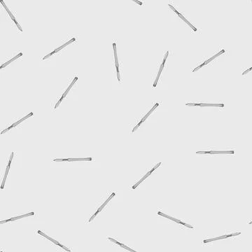 Seamless pattern tool scalpel surgery cartoon vector イラスト素材