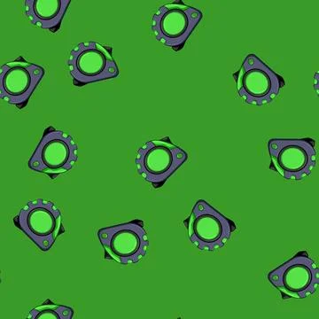 Seamless pattern tool tape measure cartoon vector Stock Illustration