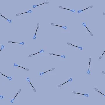 Seamless pattern tool tree planting shovel cartoon vector イラスト素材