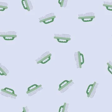 Seamless pattern tool wire brush cartoon vector イラスト素材