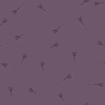 Seamless pattern tool witch broom cartoon vector Stock Illustration