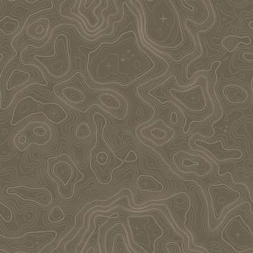 Seamless pattern. Topographic map background with space for copy Seamless イラスト素材