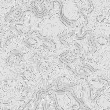 Seamless pattern. Topographic map background with space for copy Seamless Illustrazione stock