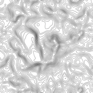 Seamless pattern. Topographic map background with space for copy Seamless Illustrazione stock
