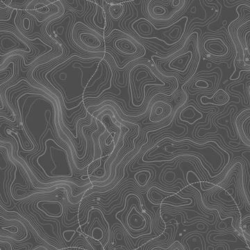 Seamless pattern. Topographic map background with space for copy Seamless Stock Illustration