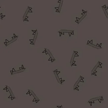 Seamless pattern tourist cot camp cartoon vector 库存插图