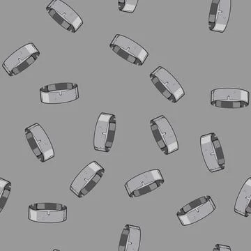 Seamless pattern toxic ashtray cartoon vector Stock Illustration