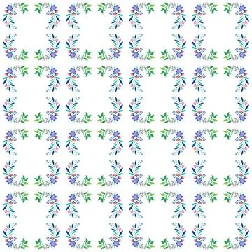 Seamless pattern with traditional embroidery ornament. vector illustration Stock Illustration