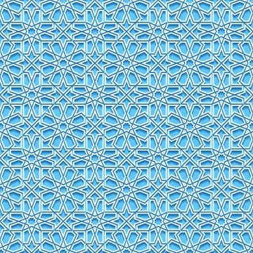 Seamless pattern with traditional ornament Stock Illustration