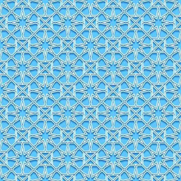 Seamless pattern with traditional ornament Stock Illustration