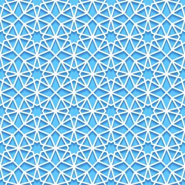 Seamless pattern with traditional ornament Stock Illustration