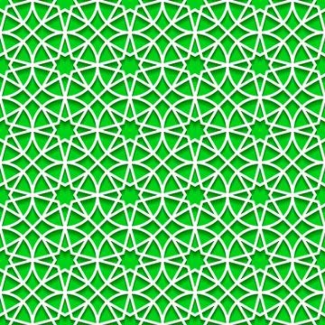 Seamless pattern with traditional ornament Stock Illustration