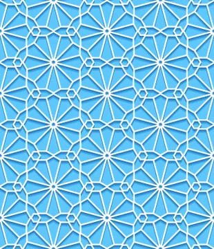 Seamless pattern with traditional ornament Stock Illustration