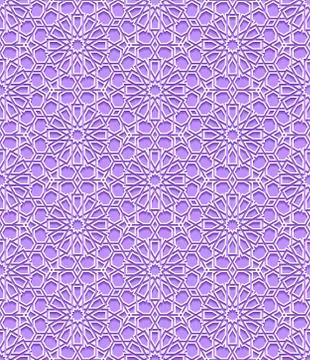 Seamless pattern with traditional ornament Stock Illustration