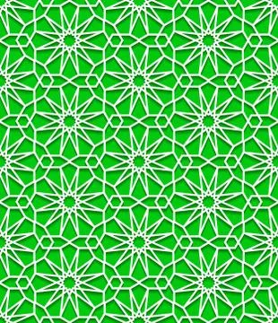 Seamless pattern with traditional ornament Stock Illustration