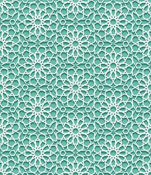 Seamless pattern with traditional ornament Stock Illustration