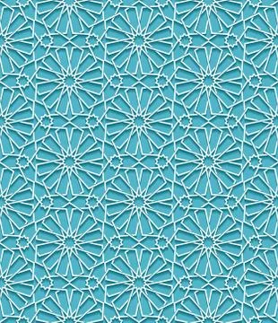 Seamless pattern with traditional ornament Stock Illustration