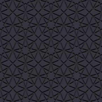 Seamless pattern with traditional ornament Stock Illustration