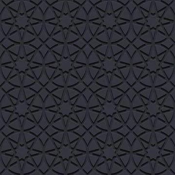 Seamless pattern with traditional ornament Stock Illustration