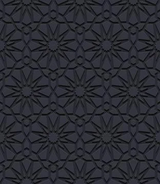 Seamless pattern with traditional ornament Stock Illustration