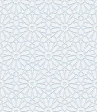 Seamless pattern with traditional ornament. Vector illustration. Stock Illustration