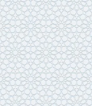 Seamless pattern with traditional ornament. Vector illustration. Stock Illustration