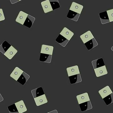Seamless pattern train 5g modem cartoon vector Illustrazione stock